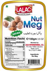 LALAC Jaifal (nutmeg whole) 100 grams (3.52 oz)