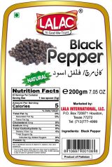 LALAC Black Pepper 200 grams (7. oz)
