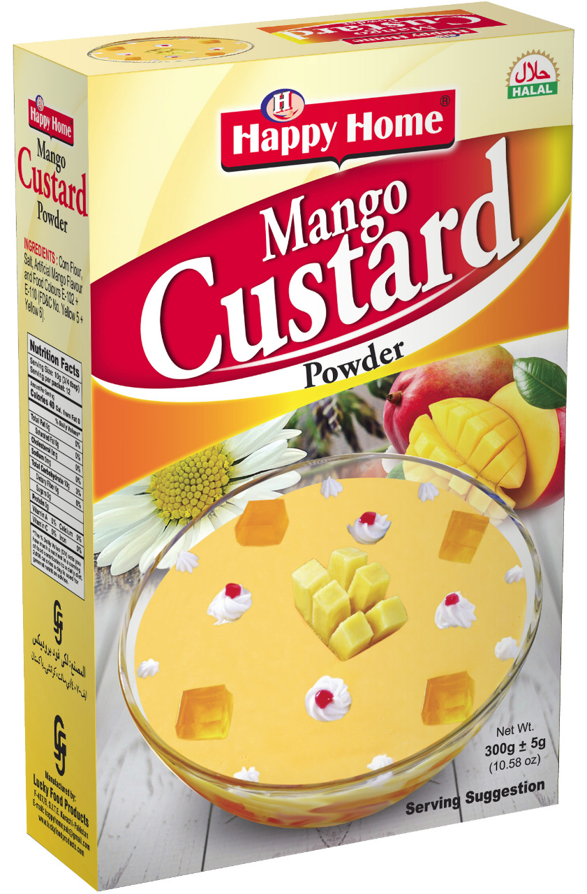HAPPY HOME Mango Custard Powder