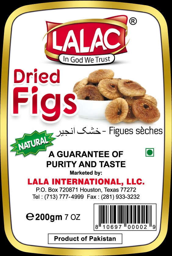 LALAC Dried Figs (Natural) (7.06 oz)