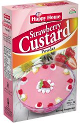 HAPPY HOME Strawberry Custard Powder