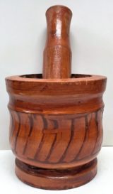 WOOD HAWAN DASTA (MORTAL & PESTLE) SIZE # 1