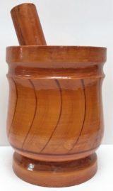 WOOD HAWAN DASTA (MORTAL & PESTLE) SIZE # 3
