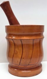 WOOD HAWAN DASTA (MORTAL & PESTLE) SIZE # 4