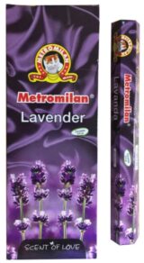 Metro milan Lavender incense stick (agarbatti) Dozen pack
