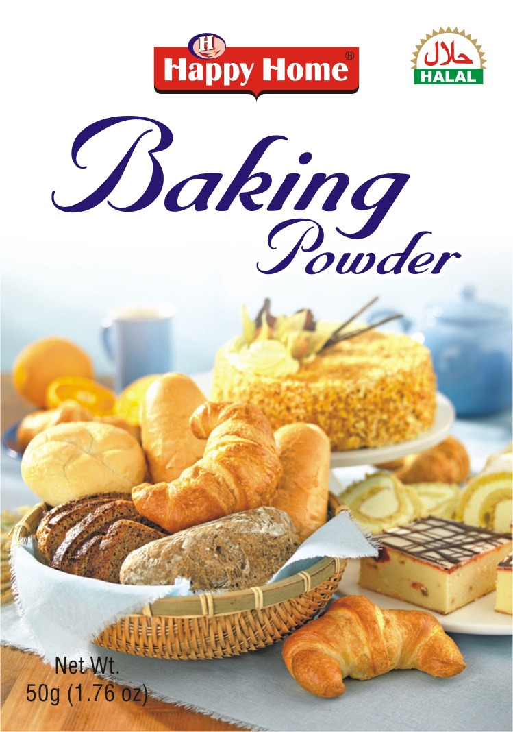 HAPPY HOME Baking Powder 50 grams (Box)