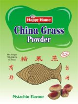 HAPPY HOME China grass powder 24 units Box (Pistachio flavor)