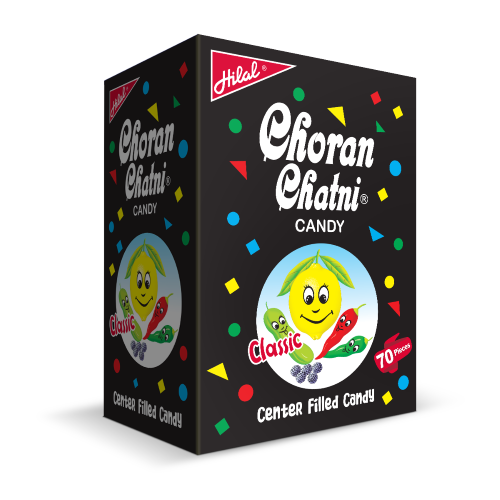 Choran Chatni Classic Candy (Halal) 70 pieces Box