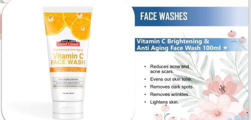 Saeed Ghani Vitamin-C face Wash 100ml - Image 2