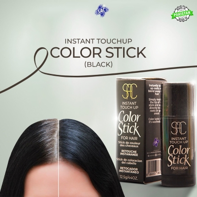 SAC Black Color Stick for Hair (Instant Touch-up) - Image 2