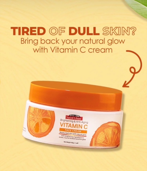 Saeed Ghani Brightening & Anti-Aging Vitamin-C Face Cream - Image 3