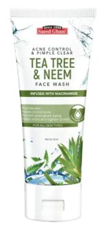 Saeed Ghani Tea-Tree & Neem Face Wash (Acne Control & Pimple Clear) 50ml